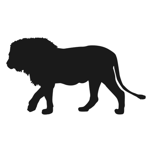 512x512 Lion Silhouette