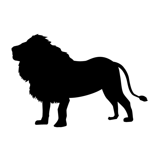 640x640 Lion Animal Silhouette Free Illustrations