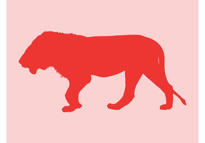 700x490 Lion Silhouette Graphics