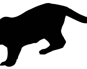 340x270 Silhouette Clipart Mountain Lion