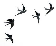 236x194 Flying Bird Silhouette Tattoo Design Small Bird Silhouette