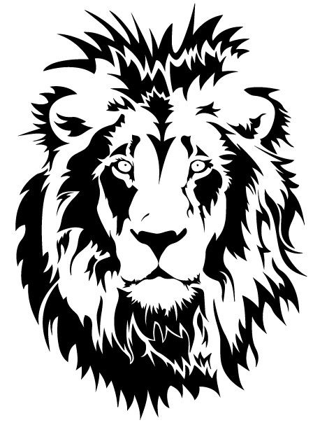 448x607 Fekete Falmatrica Stenciling, Silhouettes