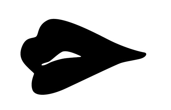 550x354 Women Lips Silhouette Vector Vector Free Download And Silhouettes