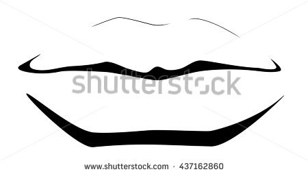 450x254 Lips Clipart Line Drawing Many Interesting Cliparts