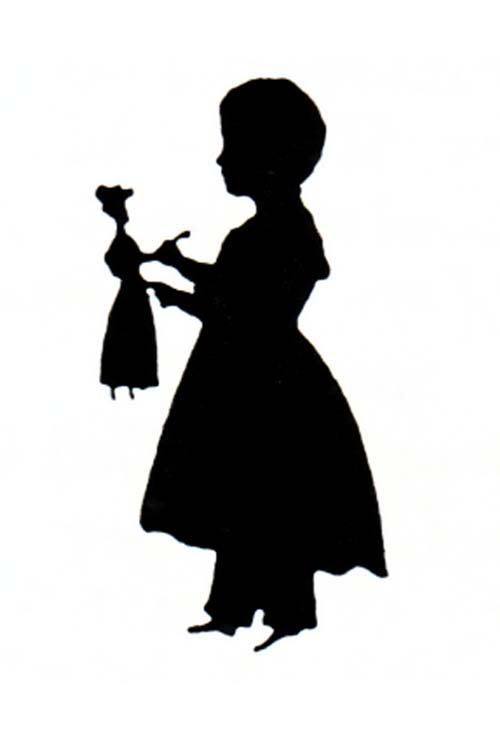500x749 Little Girl Silhouette Graphics Lucky Palm Graphics