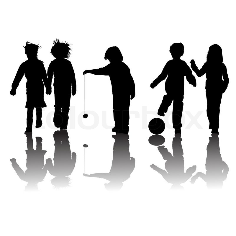 800x800 Silhouette Clipart Group Of Friends Collection