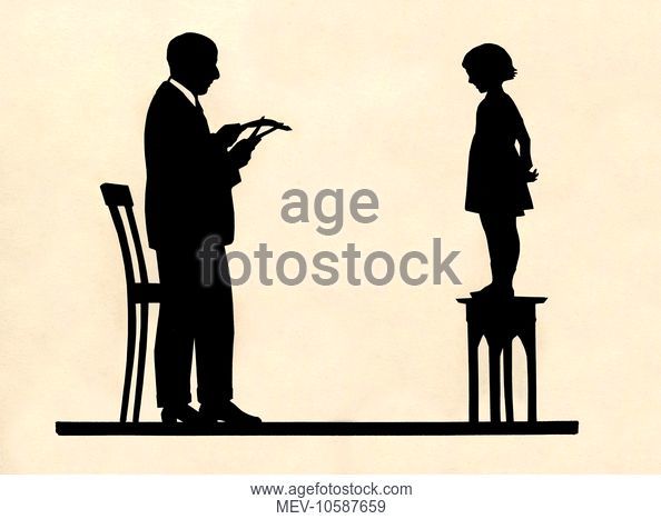 594x467 A Little Girl Stands