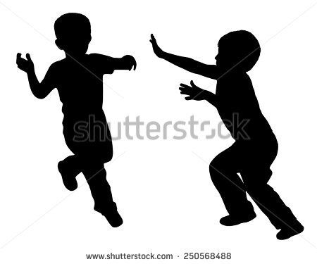 450x375 New Little Boy Silhouette Clip