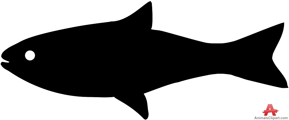999x415 Clip Art Of Fish Silhouette