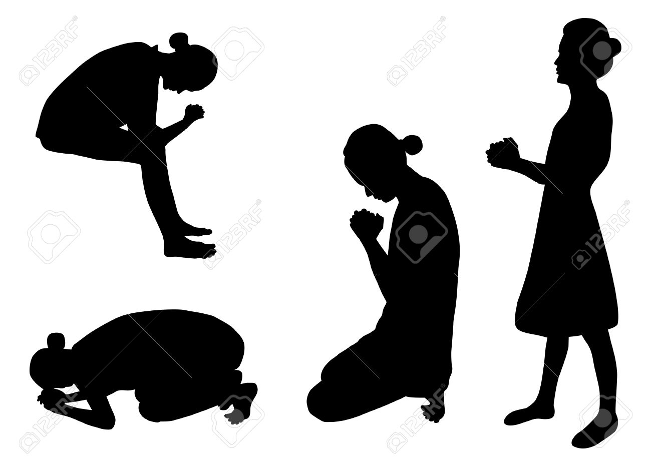 1300x919 Kneeling Prince Silhouette Clipart