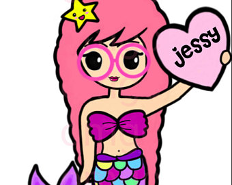 340x270 Mermaid Die Cut Etsy