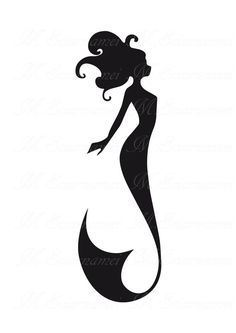 236x333 Mermaid Silhouette Decal Car Decal By Wileyoakcrafts On Etsy