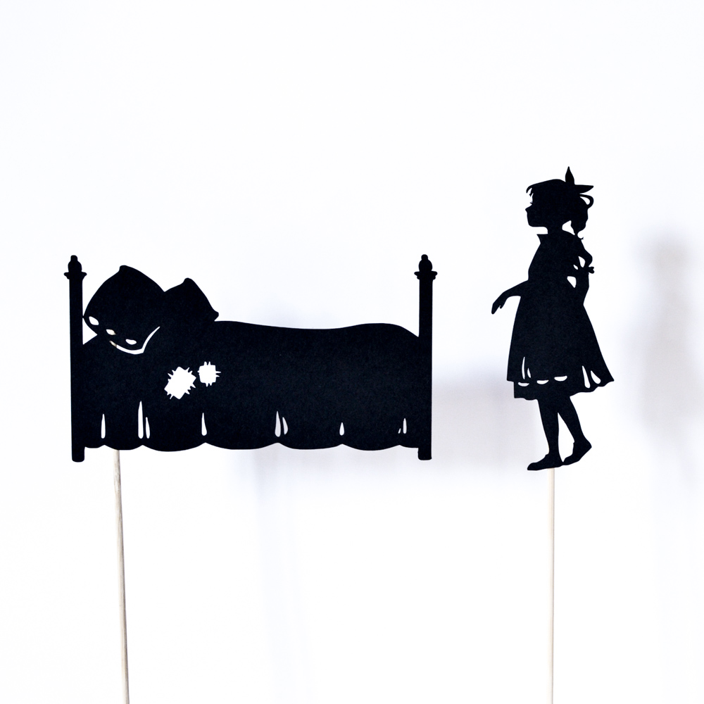 1000x1000 Little Red Riding Hood Puppet Set