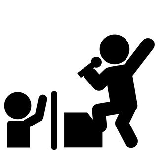 340x340 Free Silhouettes Icon, Simple, Jump