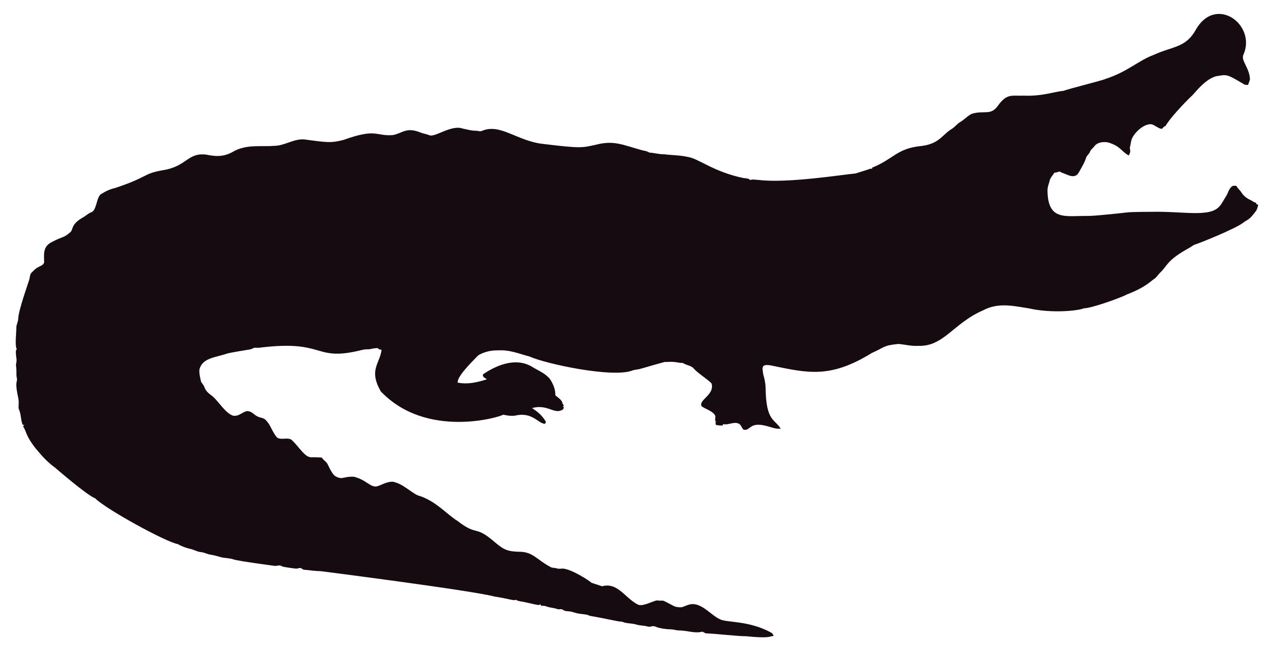2625x1342 Alligator Silhouette Clipart