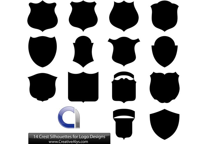 700x490 14 Crest Silhouettes For Logo Designs 129665