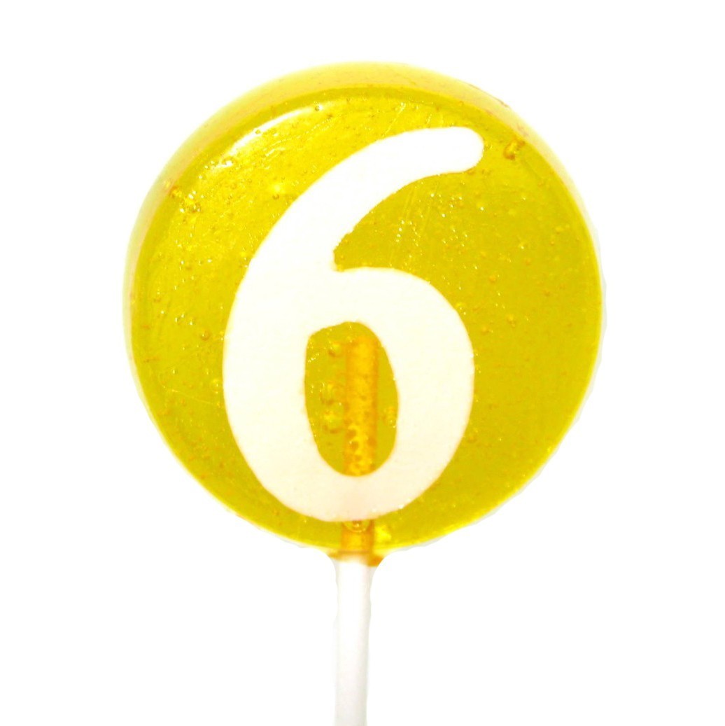 1036x1037 Number Silhouette Hard Candy Lollipops