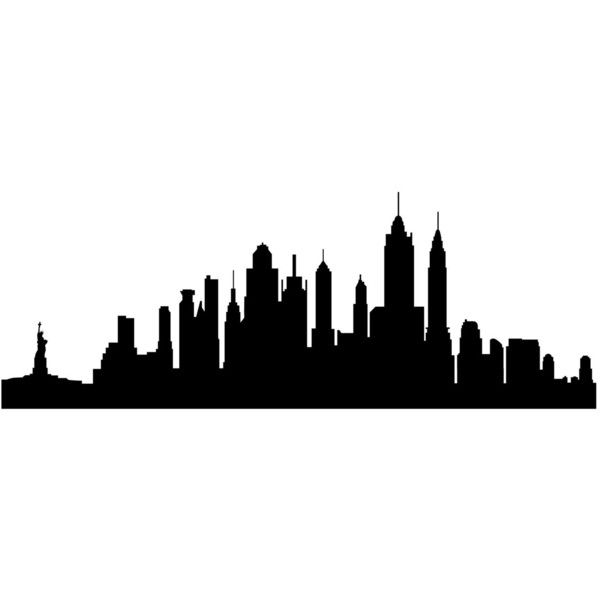 600x600 New York City Skyline Silhouette