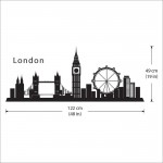 150x150 Skyline City Silhouette Vinyl Wall Art Decal