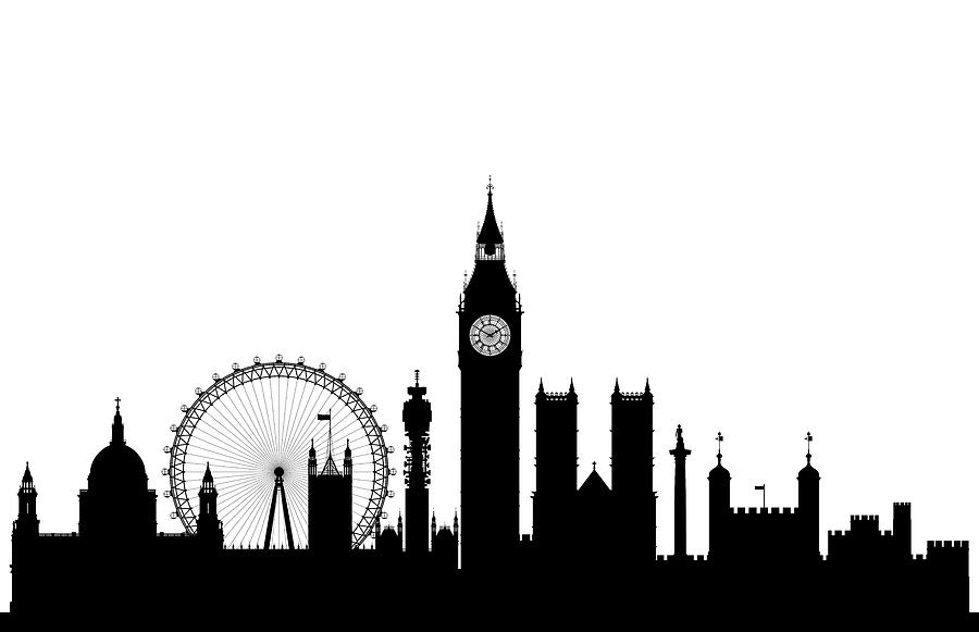 London Cityscape Silhouette at GetDrawings | Free download