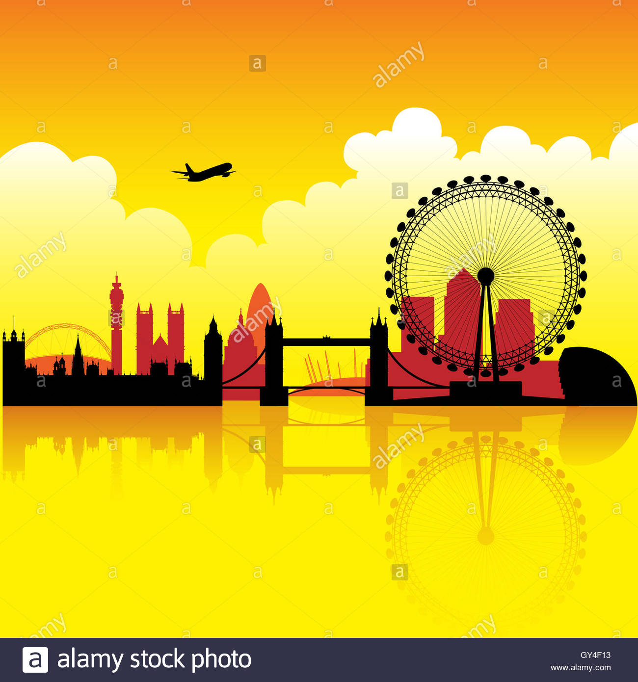 1300x1390 London Skyline Silhouette