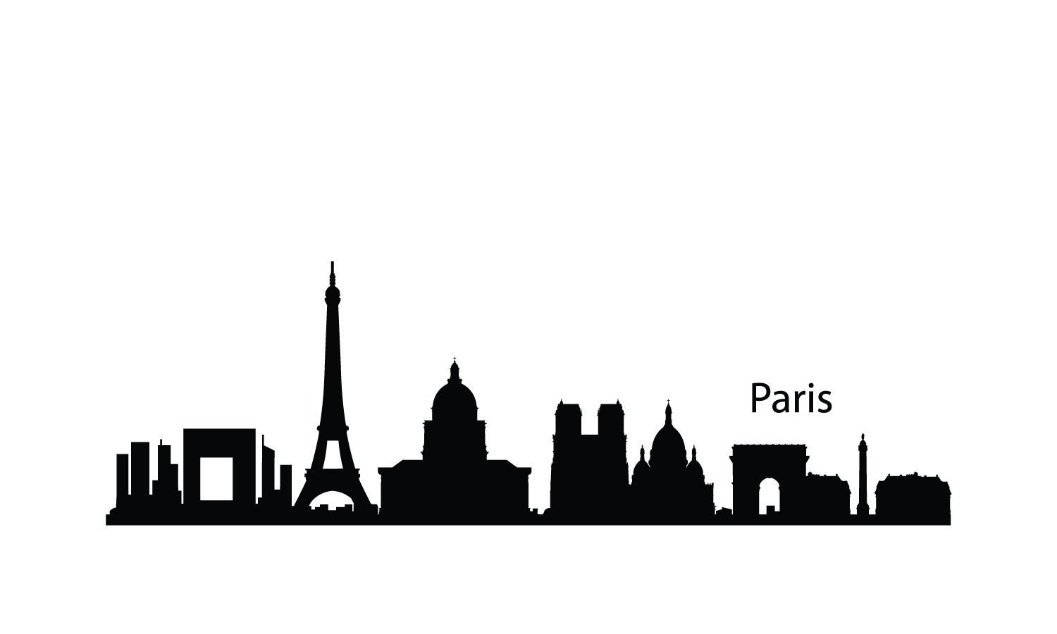 1500x900 London City Skyline Silhouette Paris Skyline Silhouette 1500.900