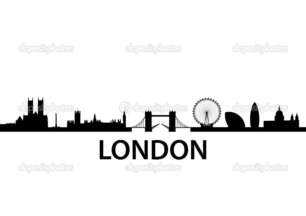 1024x724 London Skyline Silhouette