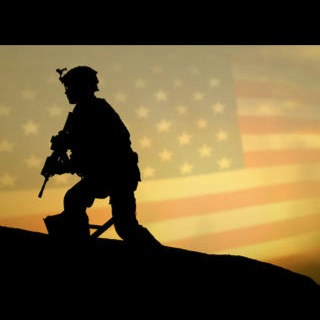 Lone Soldier Silhouette