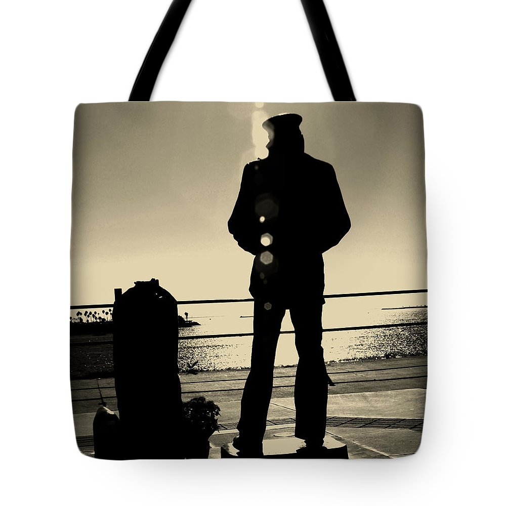 1000x1000 Lone Sailor Tote Bags Fine Art America
