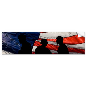 307x307 Flag With Soldier Silhouette Gifts On Zazzle