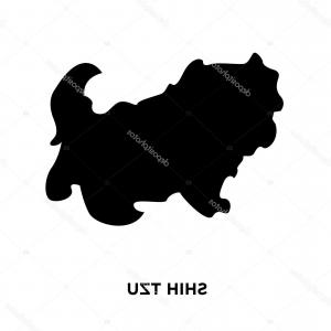 300x300 Shih Tzu Long Hair Dog Svg Silhouettes Createmepink