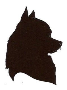 236x314 Long Haired Chihuahua Silhouette(S)' Sticker By Jenn Inashvili
