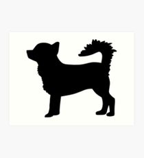 210x230 Long Haired Chihuahua Wall Art Redbubble