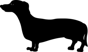 300x176 Free Long Haired Dachshund Clipart