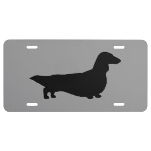 307x307 Dachshund License Plates Zazzle