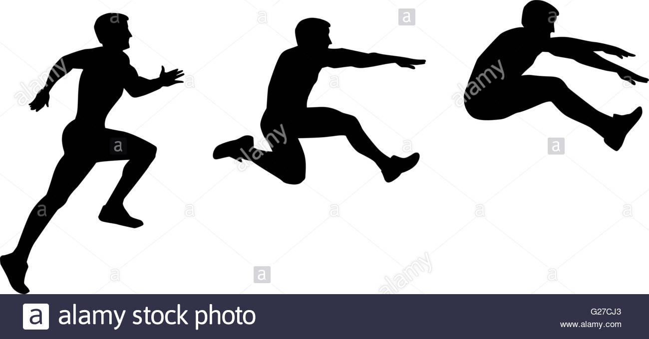 1300x680 Long Jump Sequence Stock Vector Art Amp Illustration, Vector Image