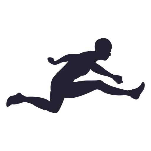 512x512 Long Jumping Boy Silhouette