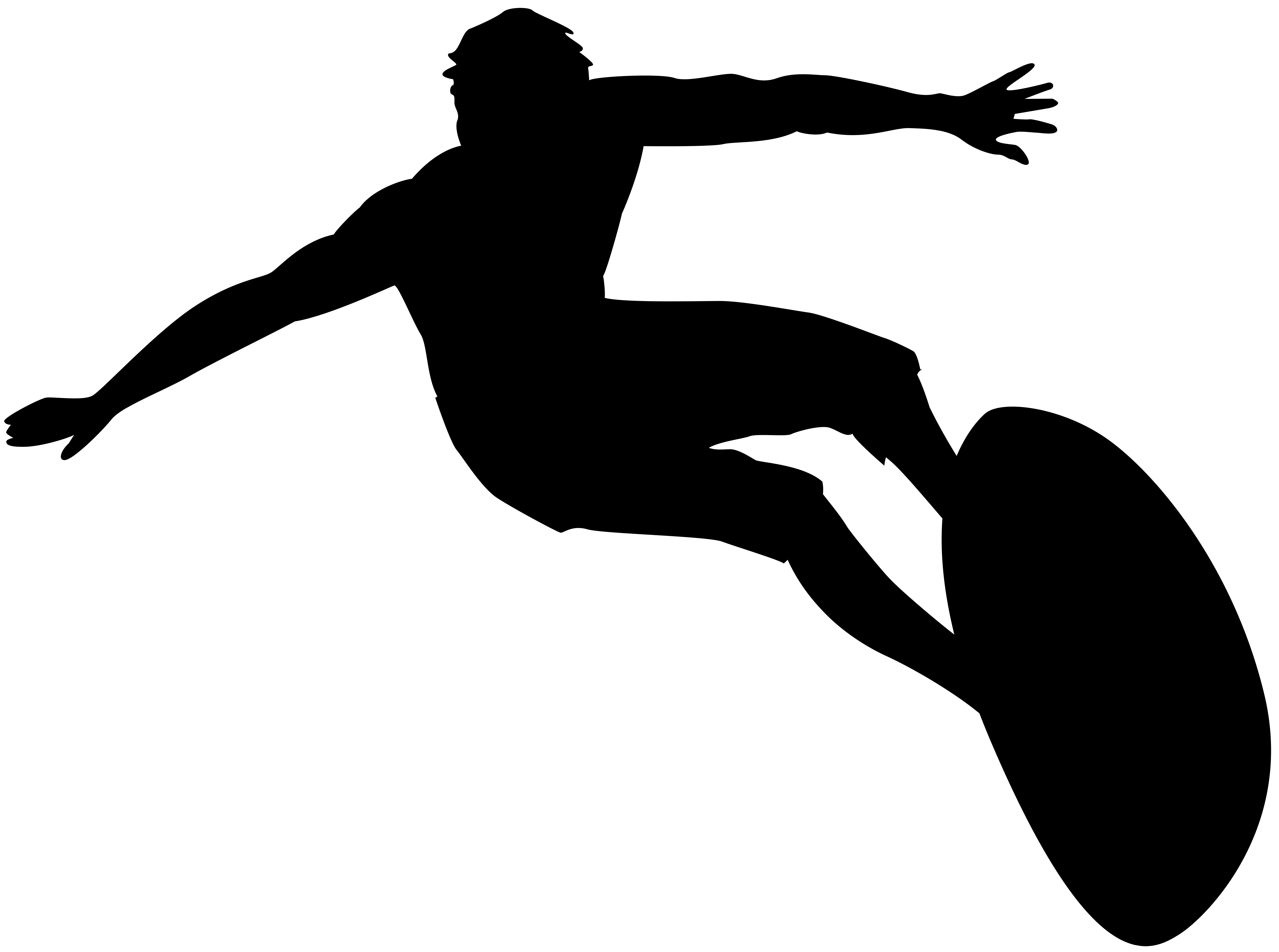 8000x5955 Surfer Silhouette Png Clip Art Imageu200b Gallery Yopriceville