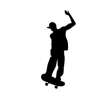 Longboard Silhouette at GetDrawings | Free download