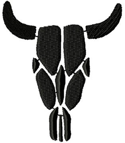 438x500 Bull Skull Silhouette
