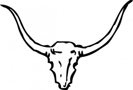 425x288 Bull Skull Clip Art Clip Arts, Clip Art