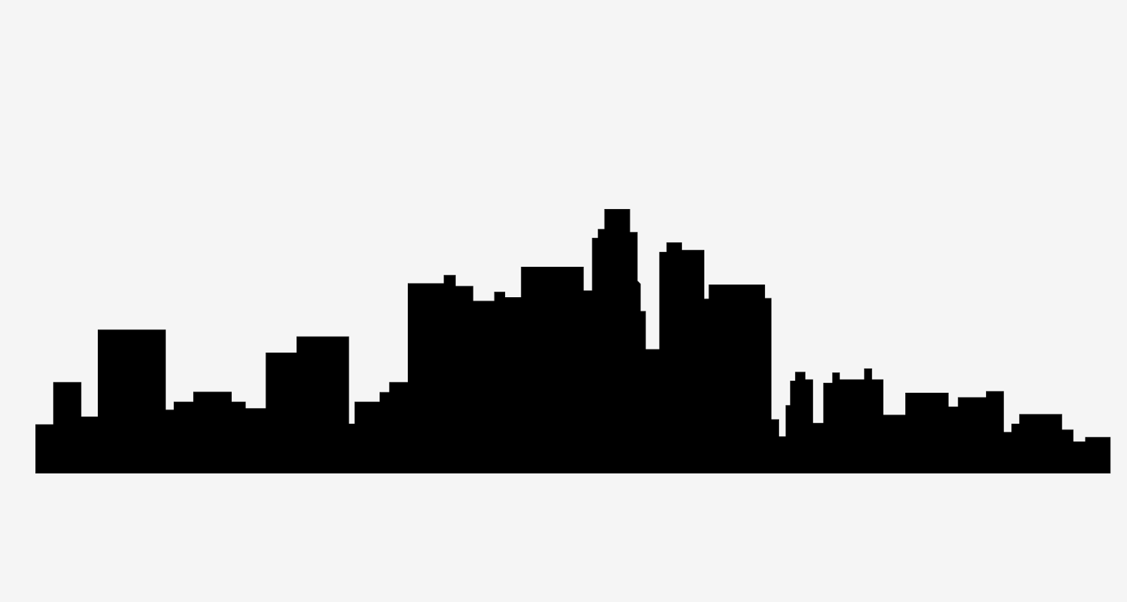 1600x855 Cityscape Clipart La Skyline