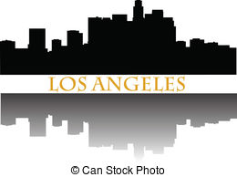 260x194 Los Angeles Skyline Vector Clipart Illustrations. 216 Los Angeles