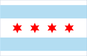 300x194 Chicago City Flag And Seal Logo Vector (.eps) Free Download