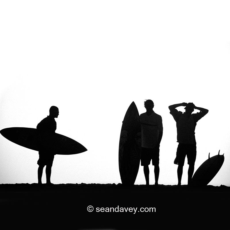 800x800 Surfer Silhouettes