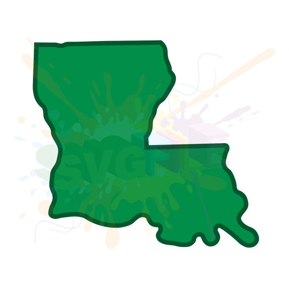 570x570 Louisiana Svg Files For Cutting Southern Cricut State Designs
