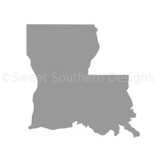 570x570 Louisiana Outline Svg Instant Download Design For Cricut