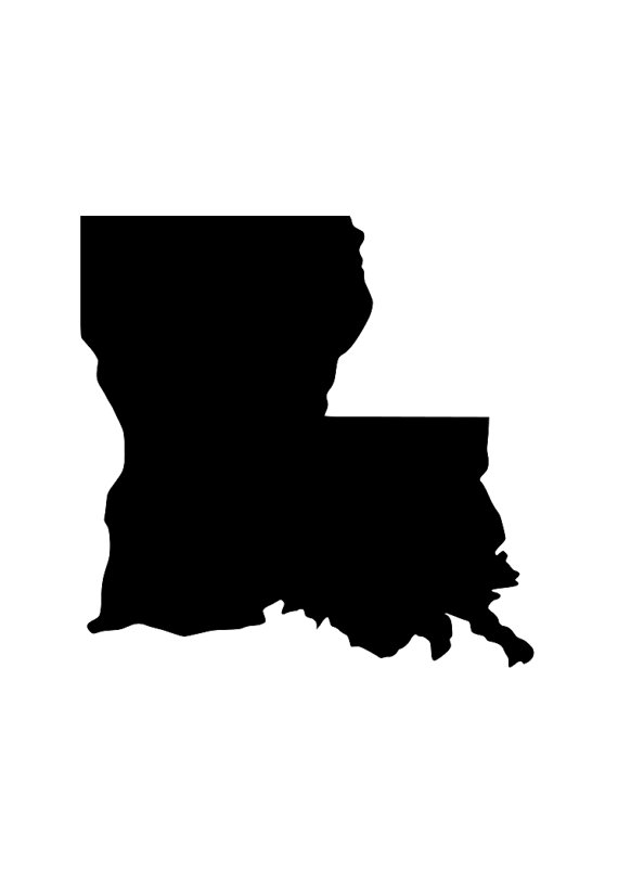 570x806 State Of La Louisiana Outline Laptop Cup Decal Svg Digital