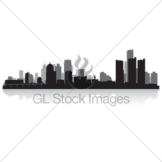 325x325 Louisville City Skyline Silhouette Gl Stock Images