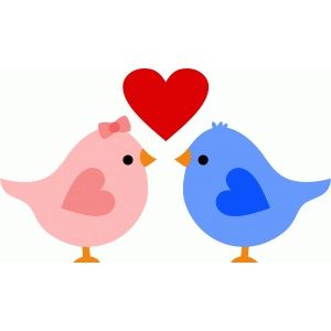Love Birds Silhouette at GetDrawings | Free download